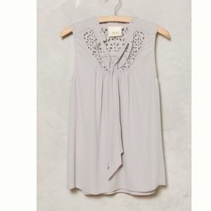 Maeve Luca tie neck blouse